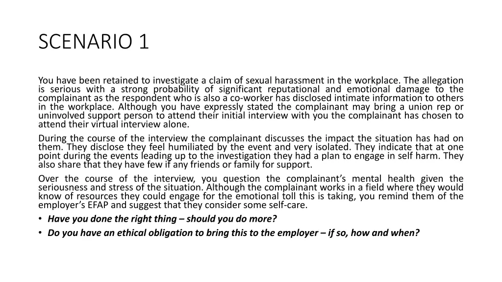 scenario 1