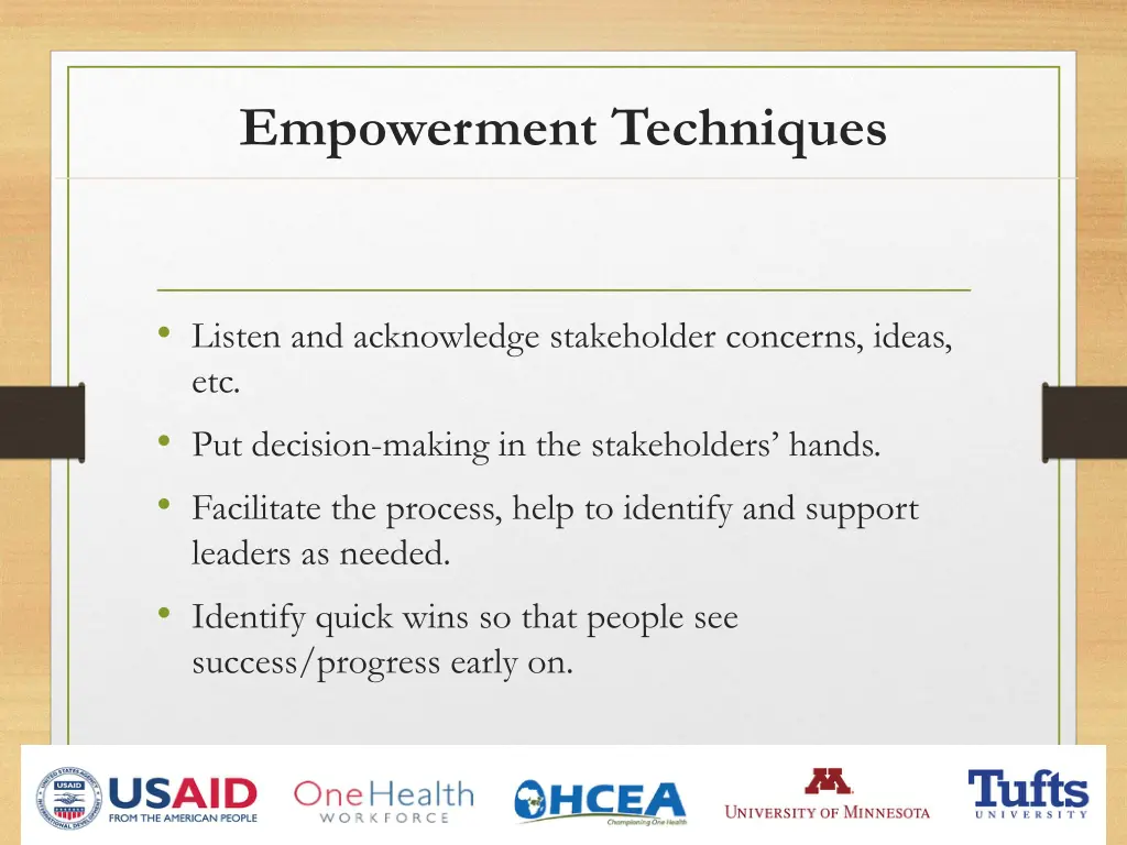 empowerment techniques