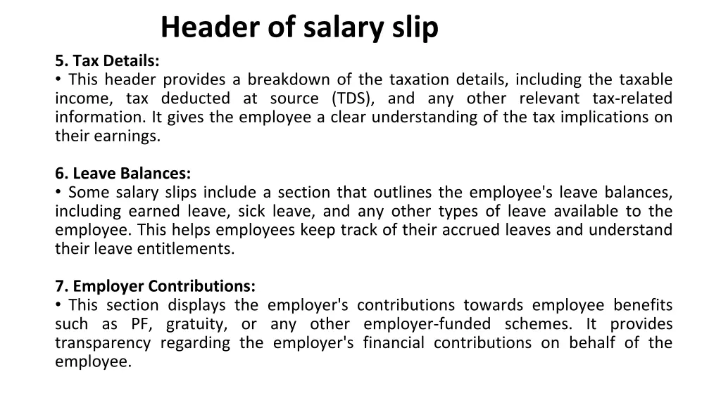 header of salary slip 4