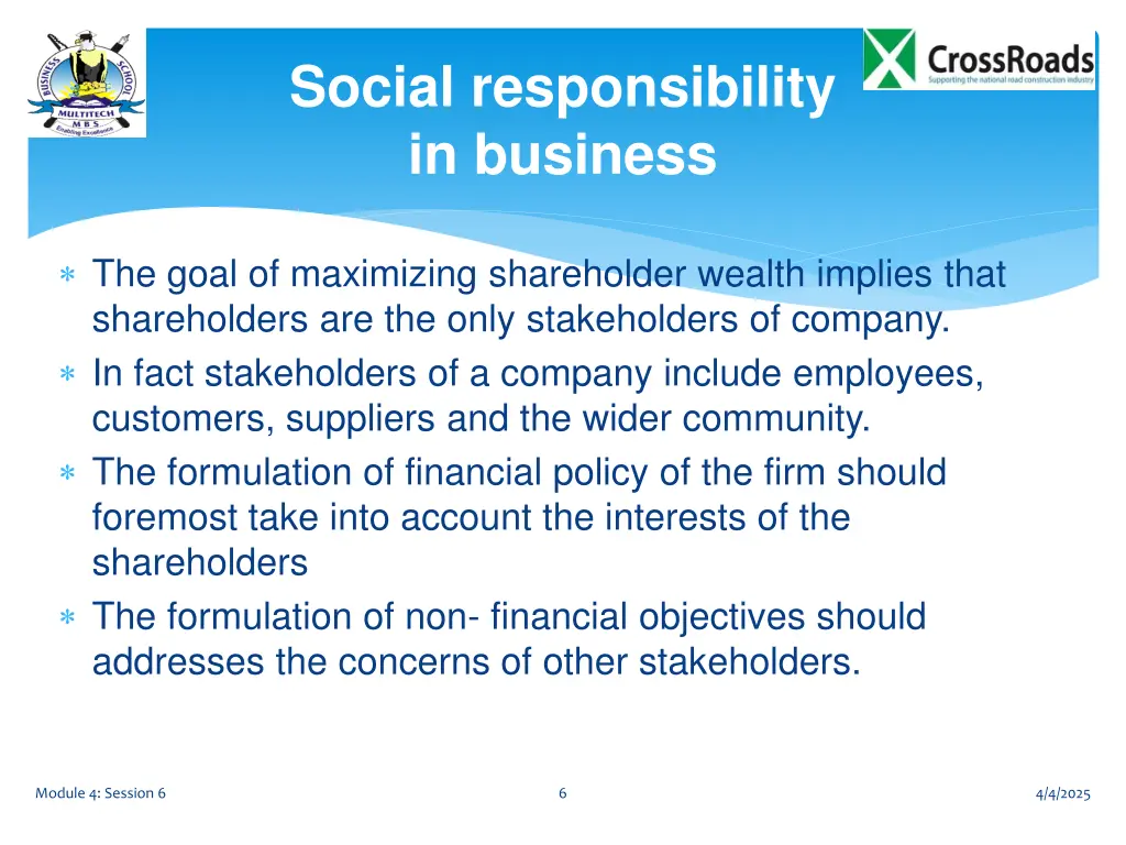 social responsibility in business