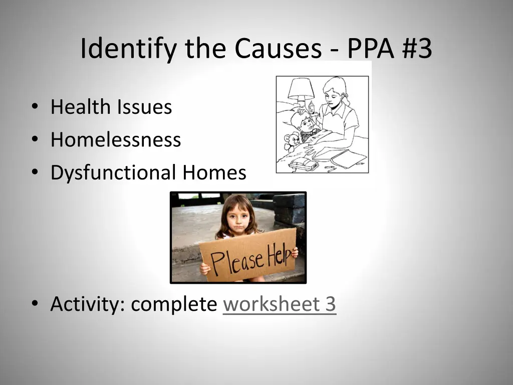 identify the causes ppa 3