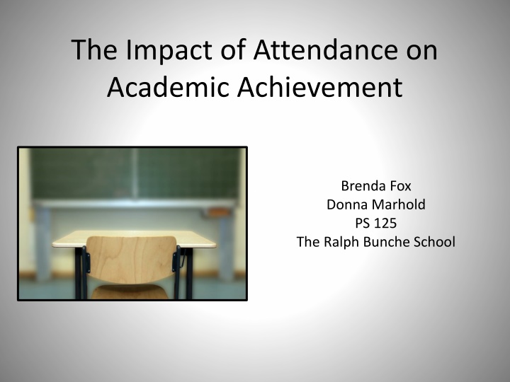 the impact of attendance on academic achievement