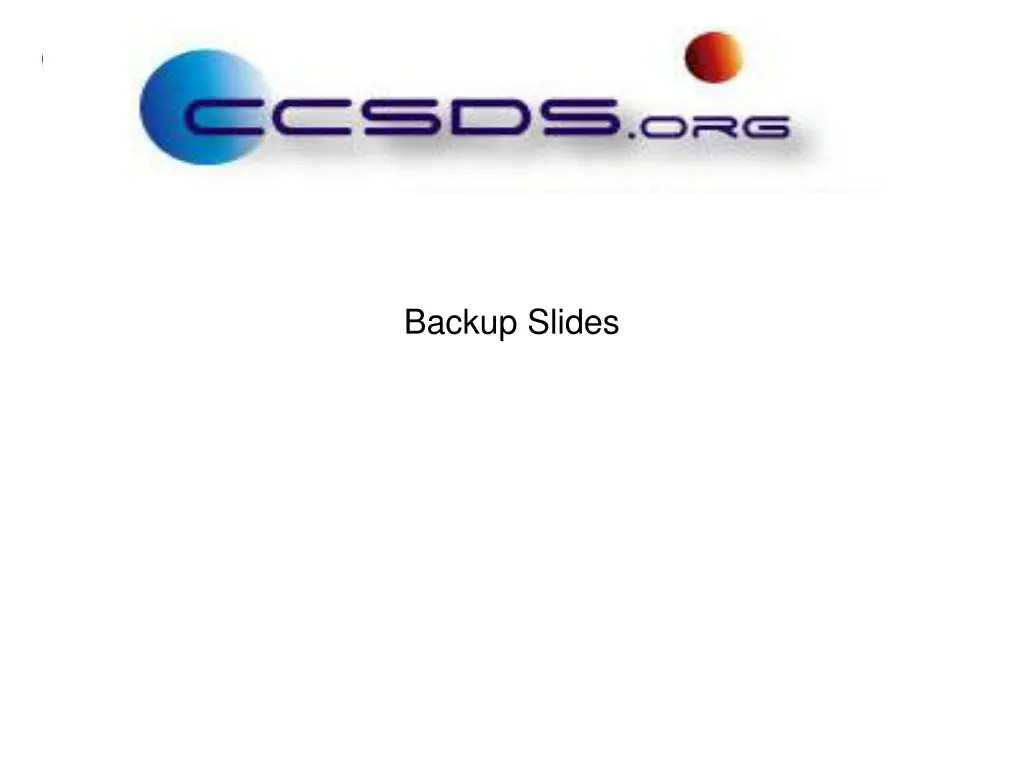 backup slides