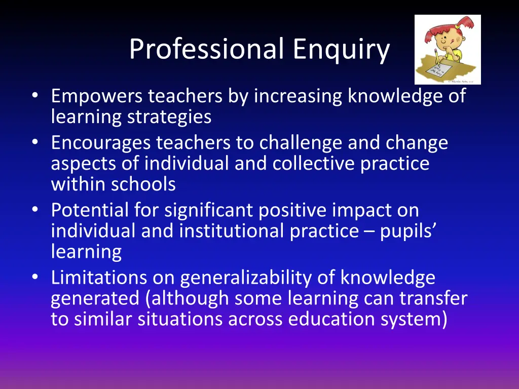 professional enquiry