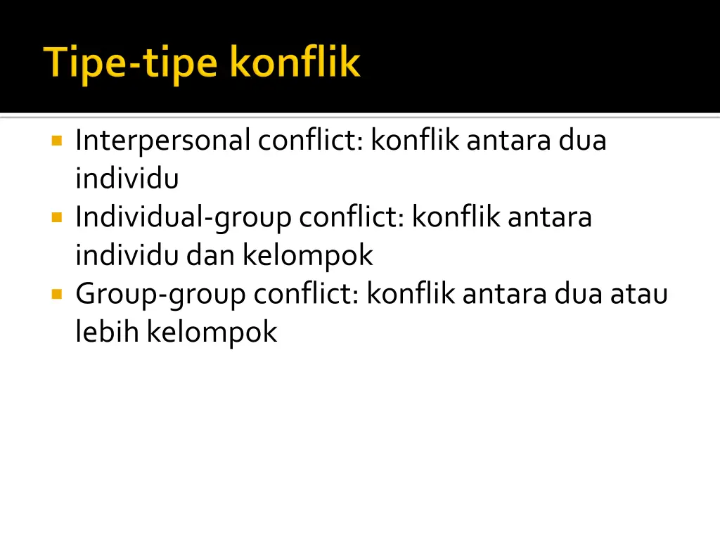 interpersonal conflict konflikantaradua individu