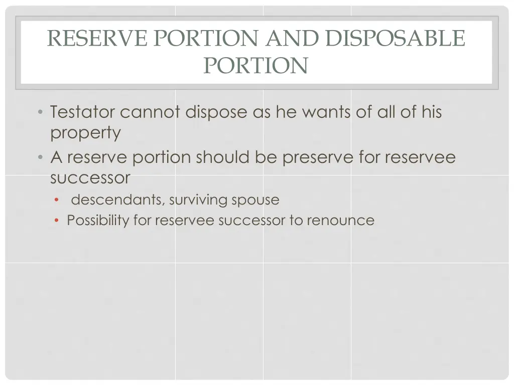 reserve portion and disposable portion