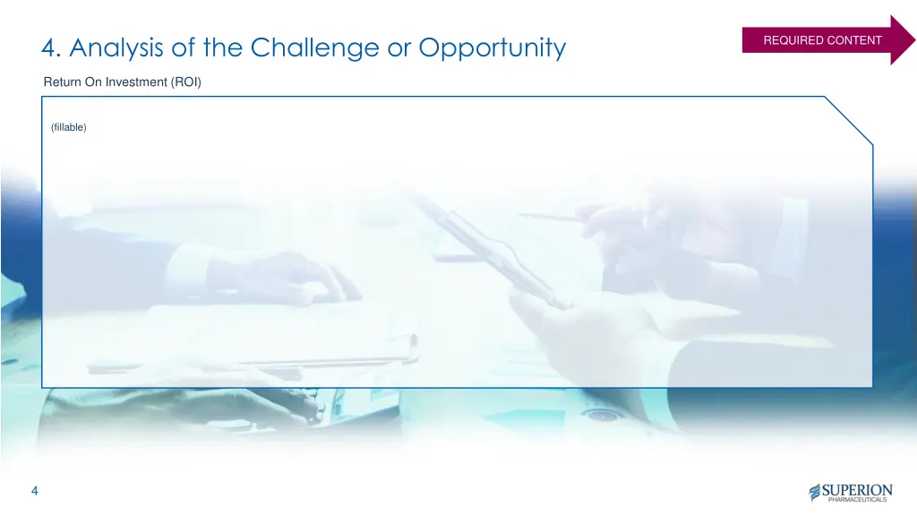 4 analysis of the challenge or opportunity