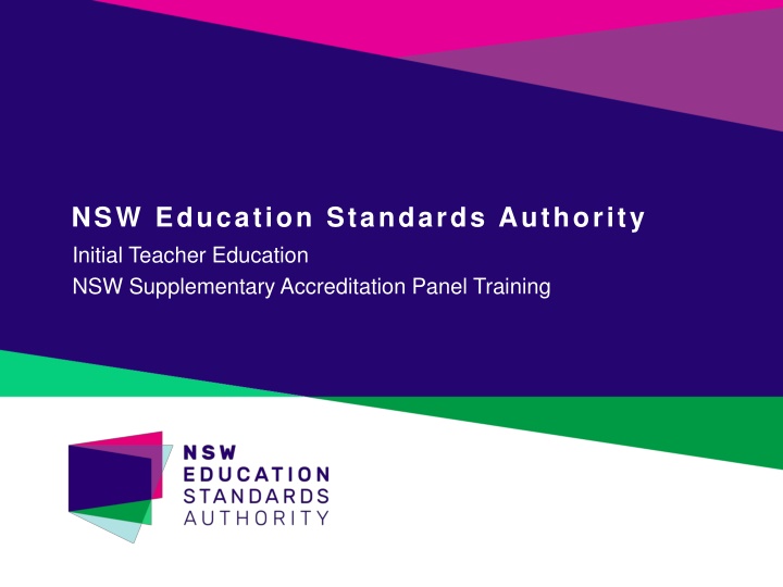 nsw education standards authority initial teacher