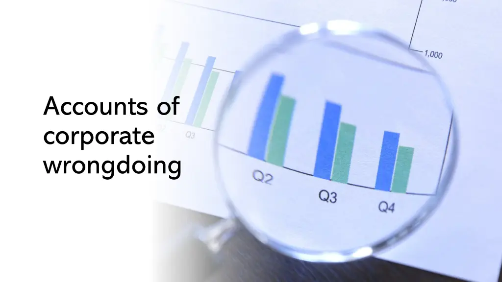 accounts of corporate wrongdoing