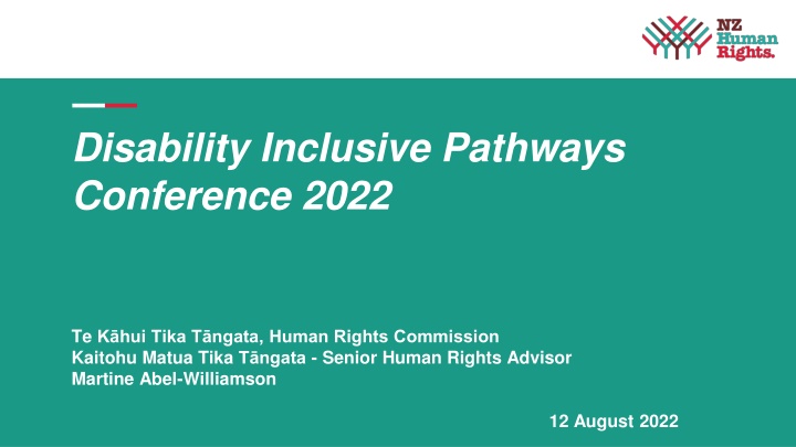 disability inclusive pathways conference 2022