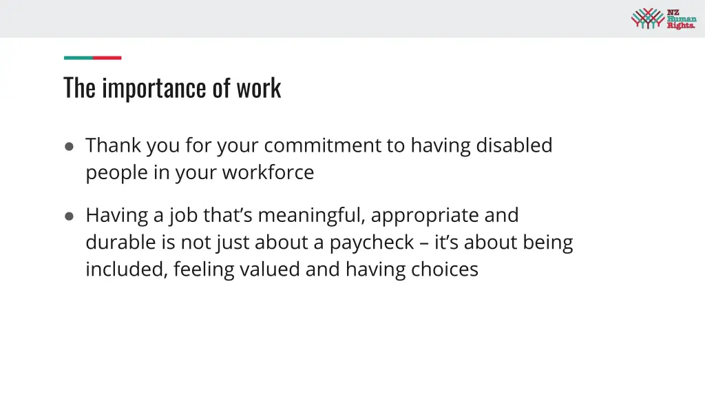 the importance of work