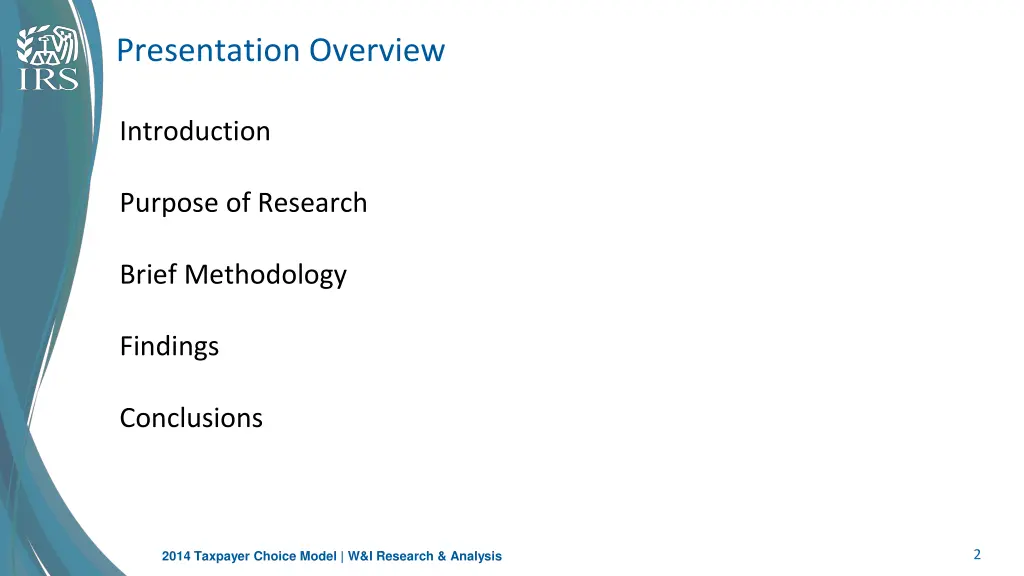 presentation overview