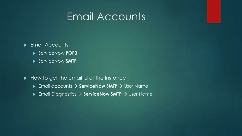 email accounts