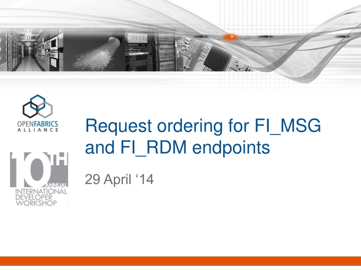request ordering for fi msg and fi rdm endpoints