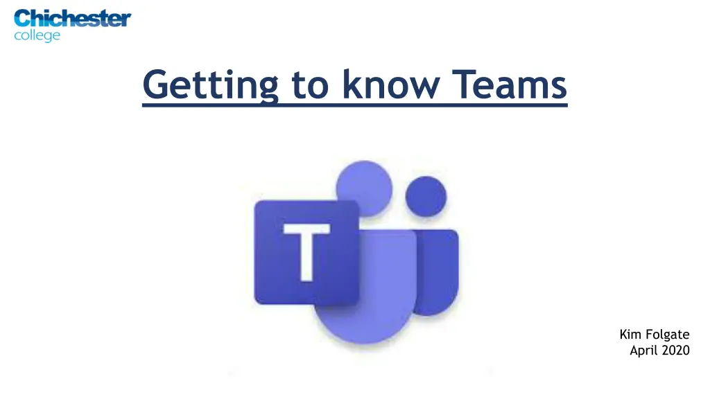 getting to know teams