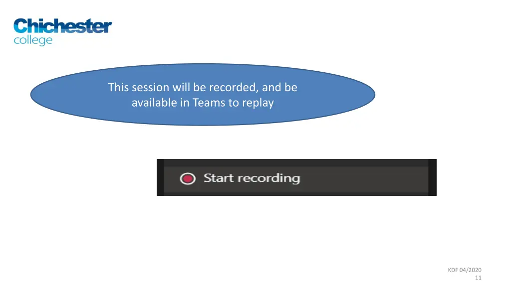 this session will be recorded and be available