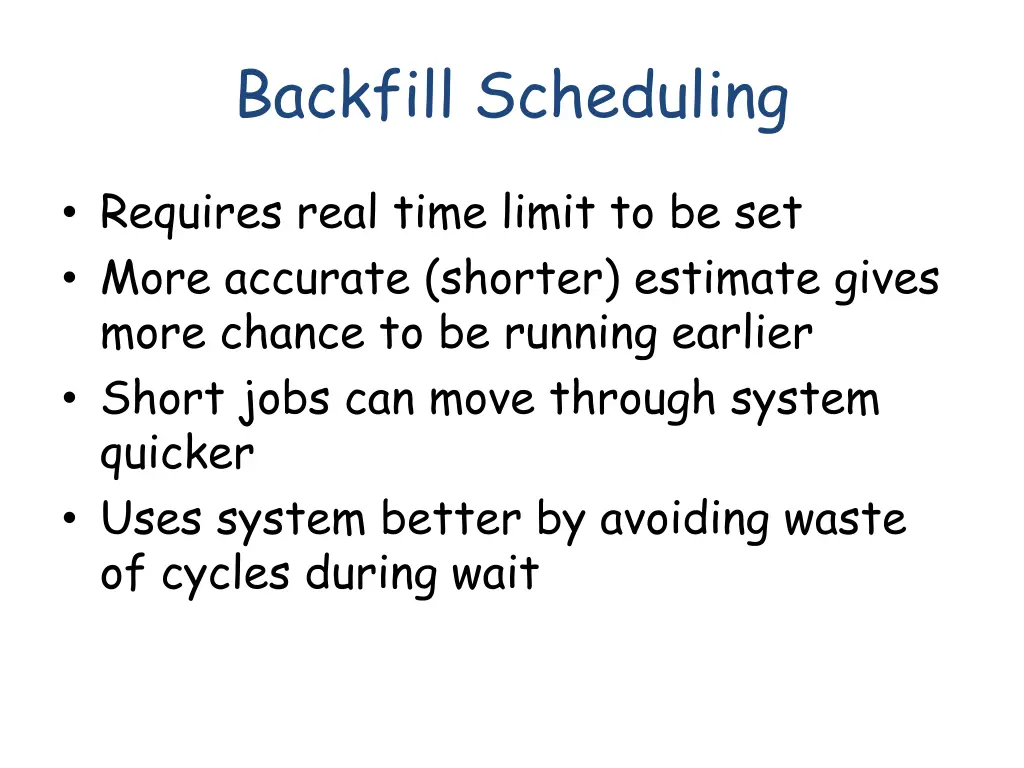 backfill scheduling 1