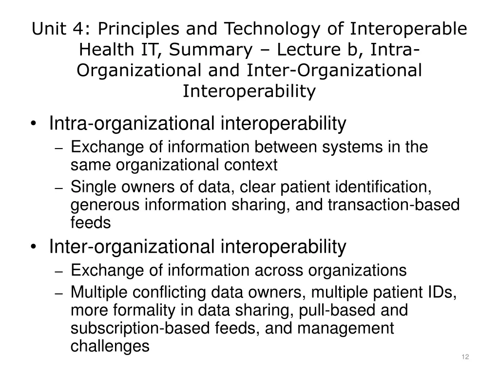unit 4 principles and technology of interoperable