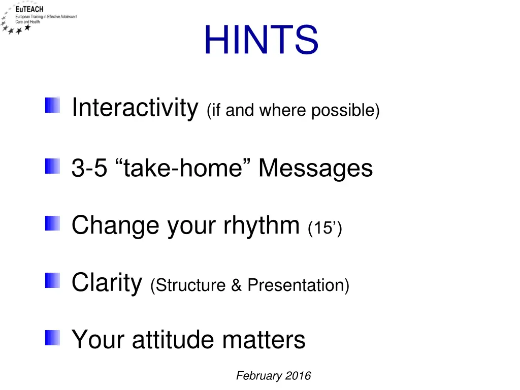 hints