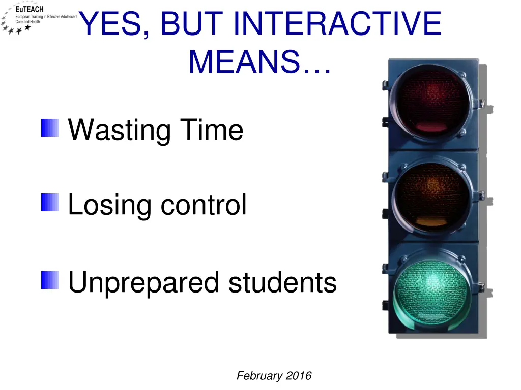 yes but interactive means
