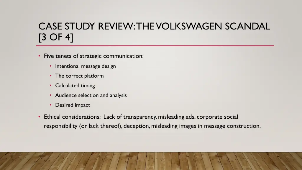 case study review the volkswagen scandal 3 of 4