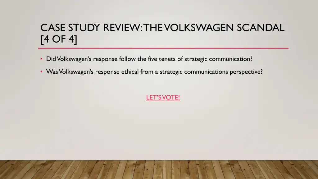 case study review the volkswagen scandal 4 of 4