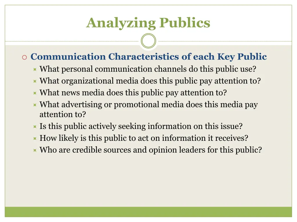 analyzing publics 3