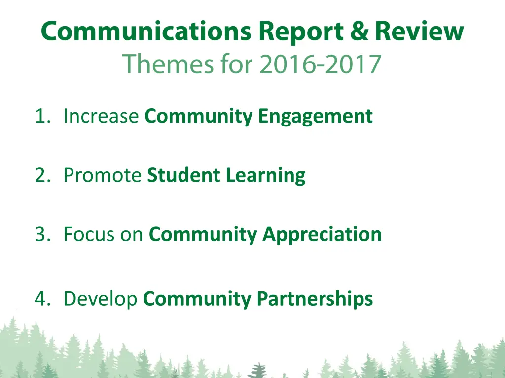 1 increase community engagement