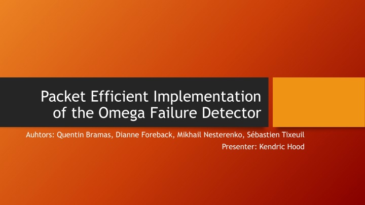 packet efficient implementation of the omega