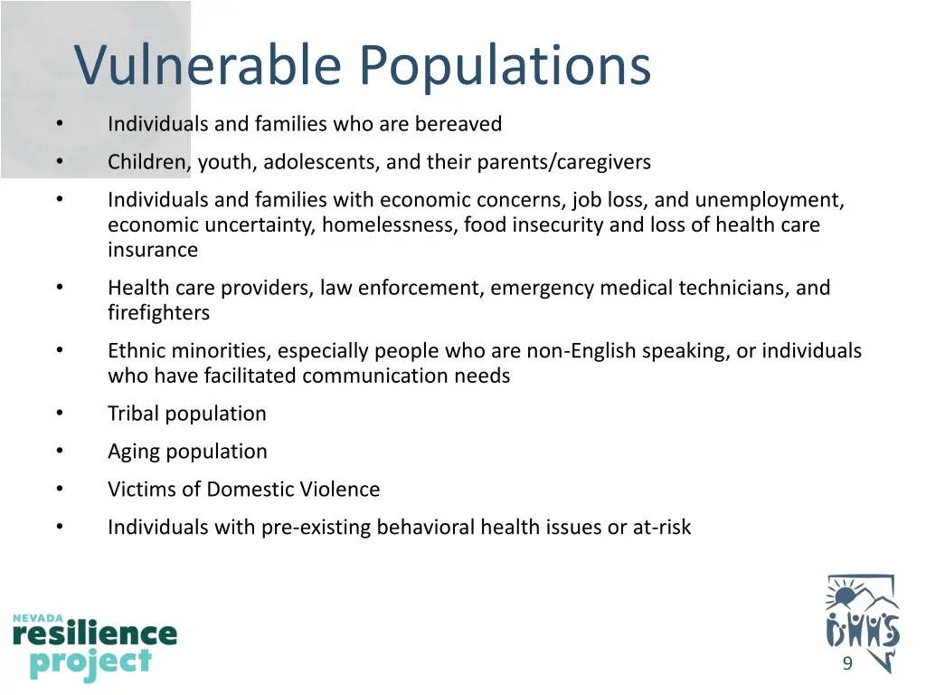 vulnerable populations