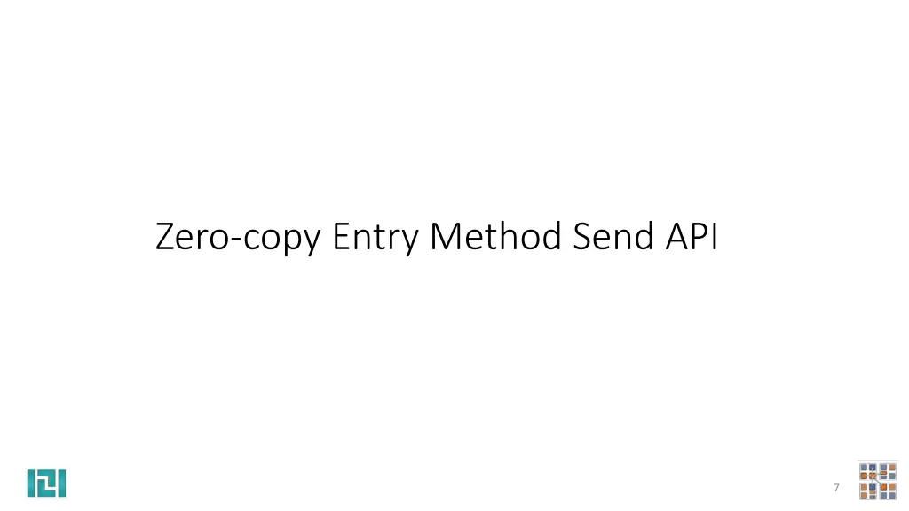 zero copy entry method send api