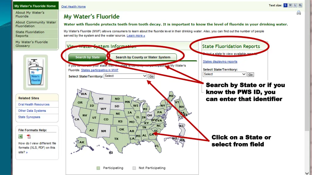 search by state or if you search by state