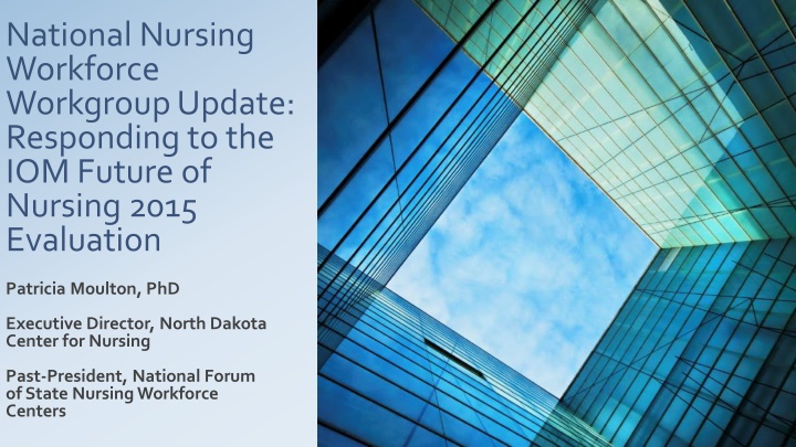 national nursing workforce workgroup update