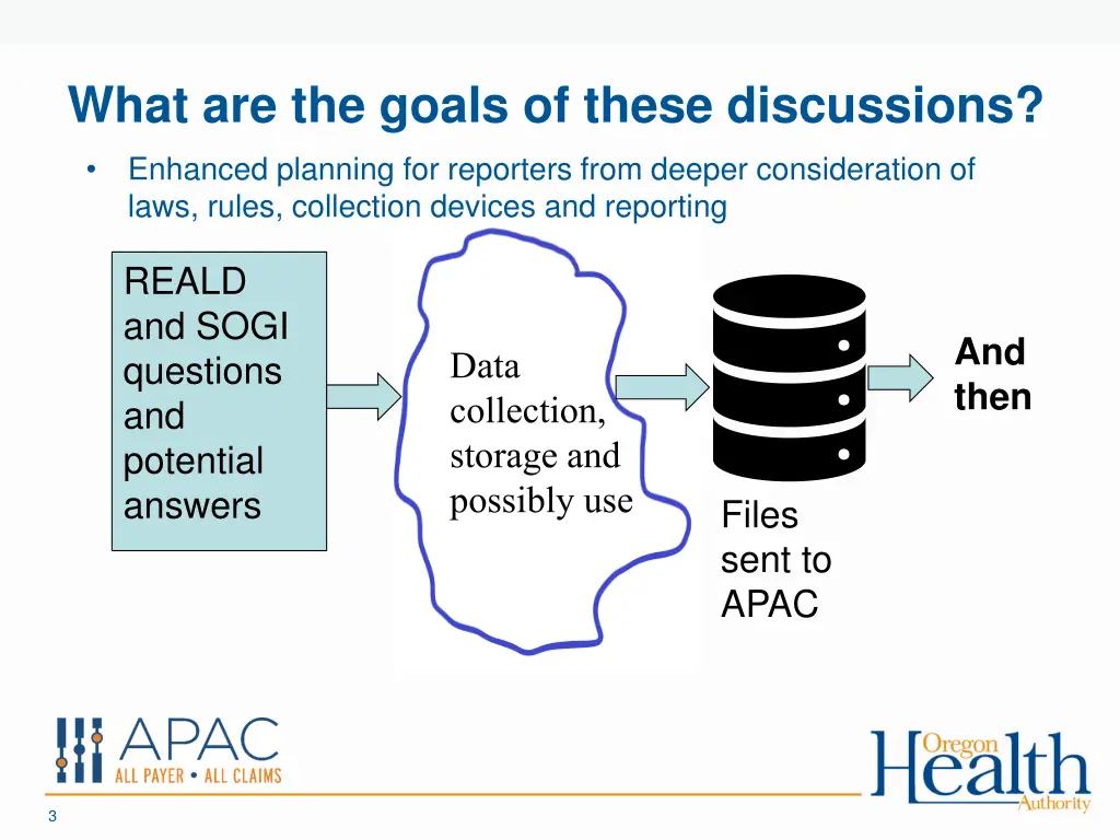 what are the goals of these discussions