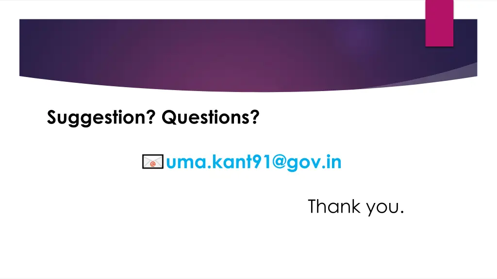 suggestion questions