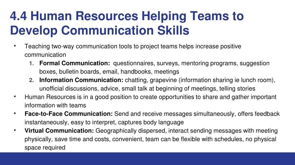 4 4 human resources helping teams to develop