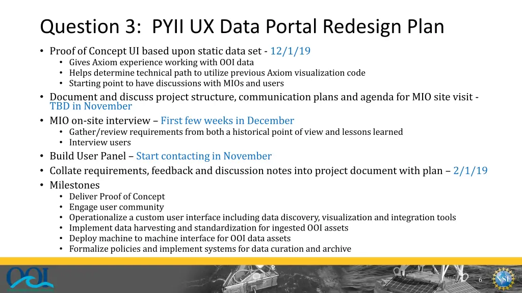 question 3 pyii ux data portal redesign plan