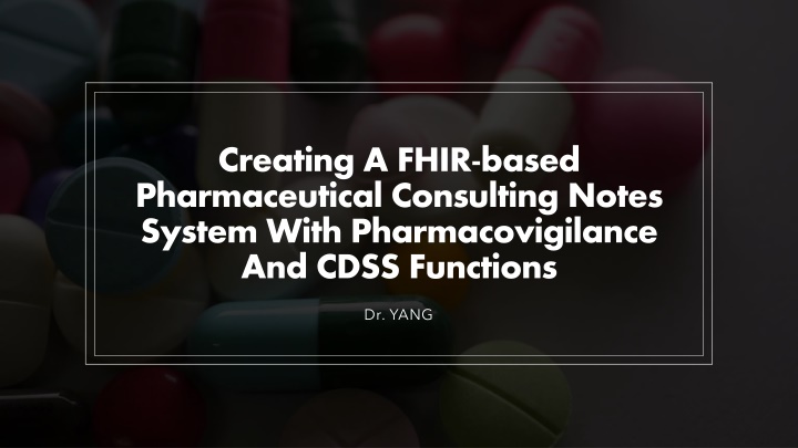 creating a fhir based pharmaceutical consulting
