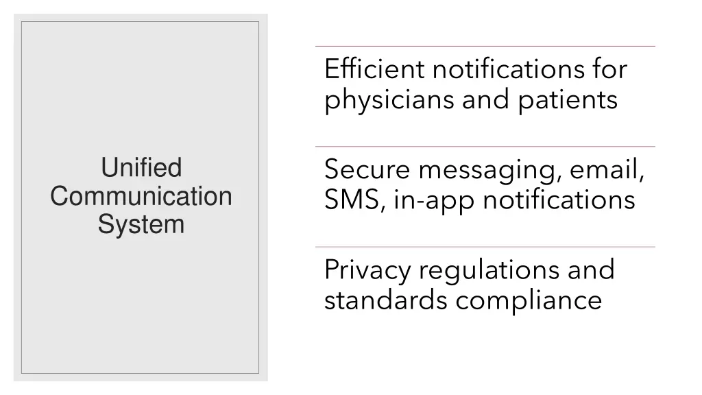 efficient notifications for physicians