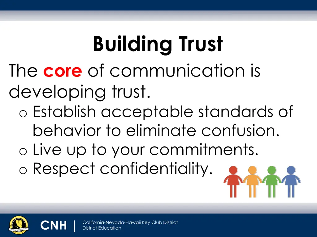 building trust