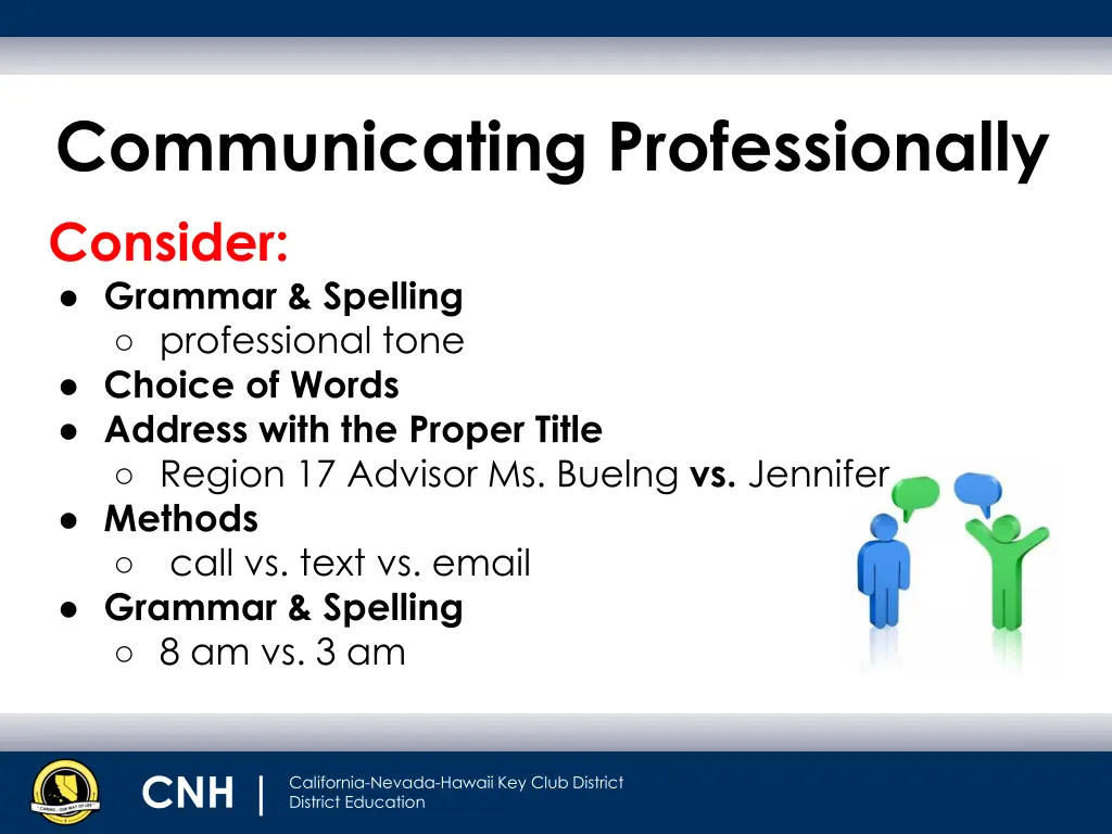 communicating professionally consider grammar