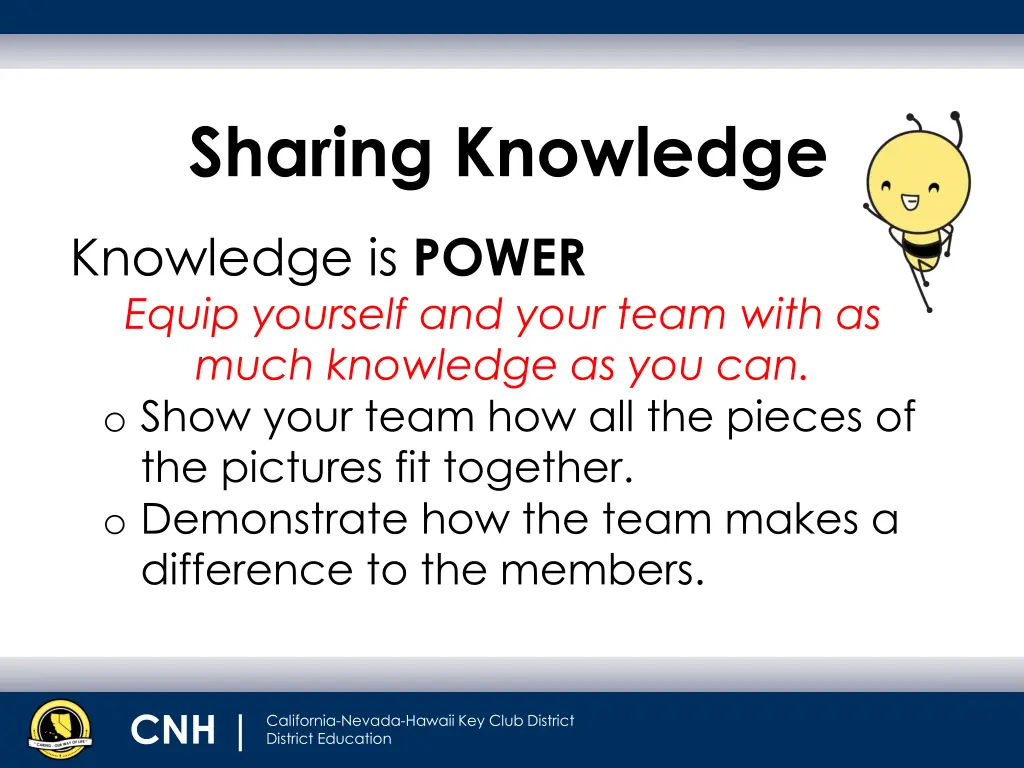 sharing knowledge