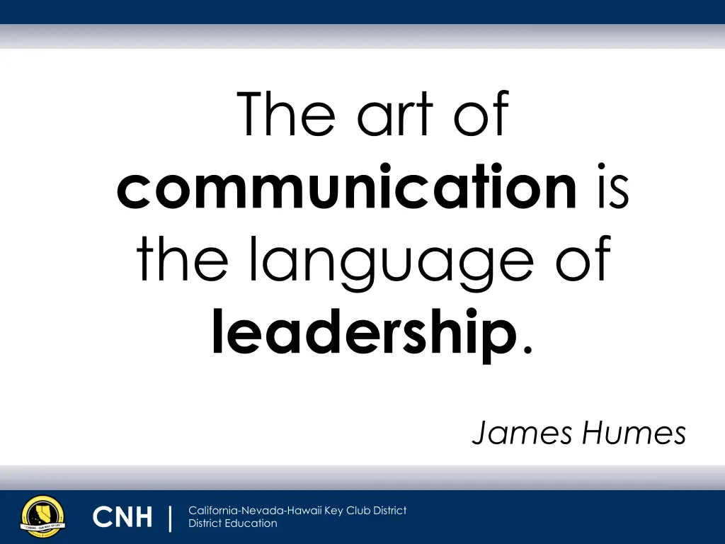 the art of communication is the language