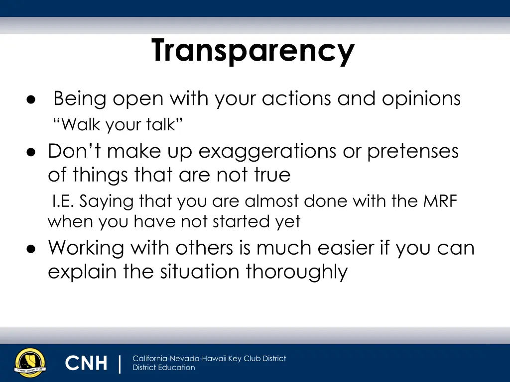 transparency
