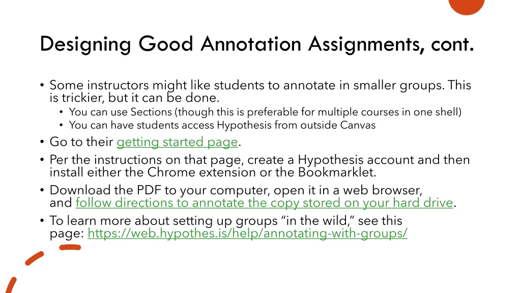 designing good annotation assignments cont 1