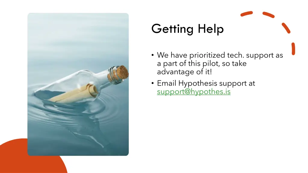 getting help