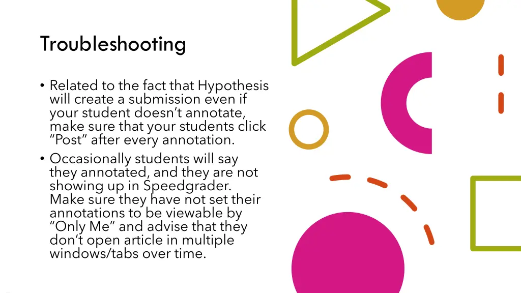 troubleshooting 1