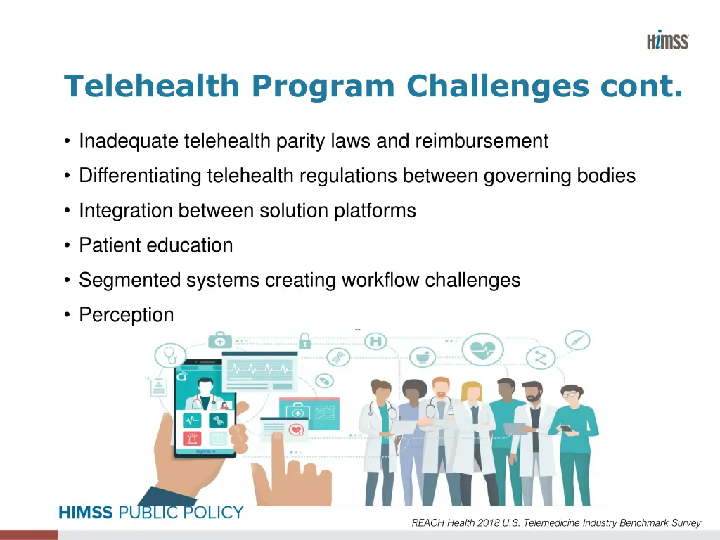 telehealth program challenges cont