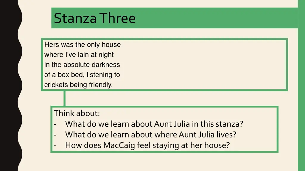 stanza three