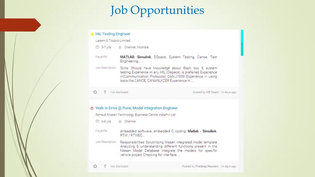 job opportunities 2